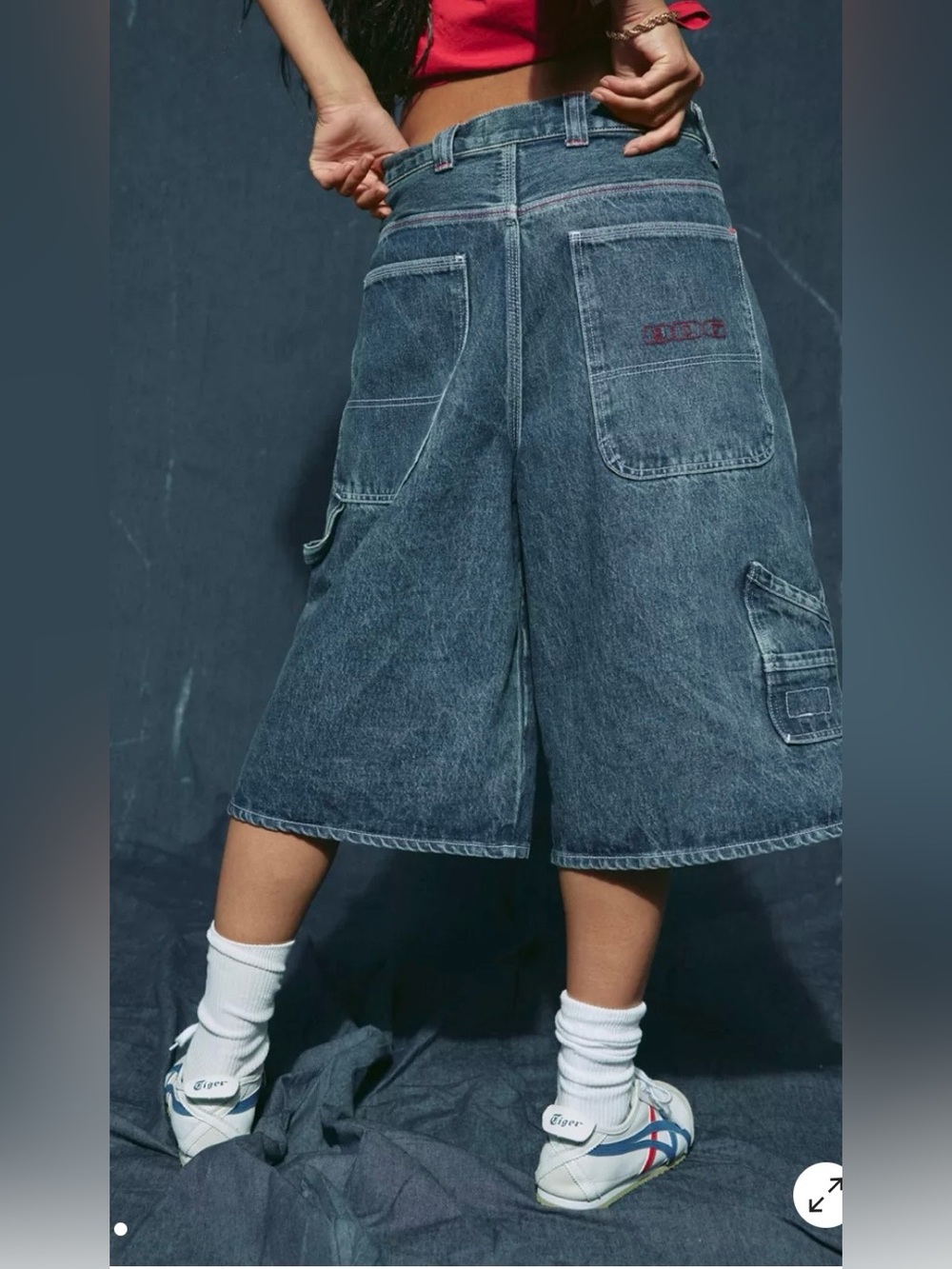 Urban Outfitters BDG Astrid Longline Denim Jorts Shorts Blue Men’s 30